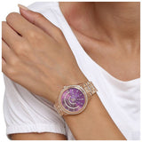  Shop Authentic Michael Kors Lauryn Pink Dial Rose Gold Steel Strap Watch for Women - MK3722 - Luxxuri