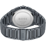  Shop Authentic Hugo Boss Steer Chronograph Quartz Grey Dial Grey Steel Strap Watch For Men - 1513996 - Luxxuri