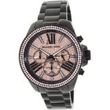  Shop Authentic Michael Kors Wren Chronograph Gold Diamonds Dial Black Steel Strap Watch for Women - MK5879 - Luxxuri