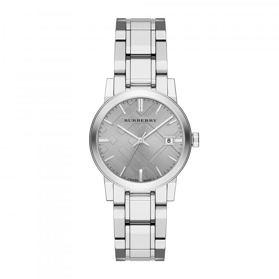  Shop Authentic Burberry The City Silver Dial Silver Steel Strap Watch for Women - BU9143 - Luxxuri