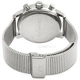  Shop Authentic Calvin Klein City Chronograph White Dial Silver Mesh Bracelet Watch for Men - K2G27126 - Luxxuri