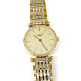  Shop Authentic Longines La Grande Classique Quartz Gold Dial Two Tone Mesh Bracelet Watch for Women - L4.209.2.32.7 - Luxxuri