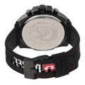  Shop Authentic Diesel Mega Chief Chronograph Silver Dial Black Leather Strap Watch For Men - DZ4512 - Luxxuri