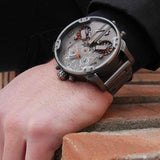  Shop Authentic Diesel Mr Daddy 2.0 Chronograph Grey Dial Grey Steel Strap Watch For Men - DZ7315 - Luxxuri