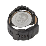  Shop Authentic Diesel Mega Chief Chronograph Black Dial Black Leather Strap Watch For Men - DZ4291 - Luxxuri
