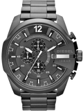  Shop Authentic Diesel Mega Chief Chronograph Black Steel Strap Watch For Men - DZ4283 - Luxxuri