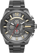  Shop Authentic Diesel  Mega Chief Chronograph Grey Dial Grey Steel Strap Watch For Men - DZ4421 - Luxxuri