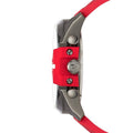  Shop Authentic Diesel Mega Chief Chronograph Black Dial Red Silicone Strap Watch For Men - DZ4427 - Luxxuri