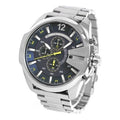  Shop Authentic Diesel Mega Chief Chronograph Blue Dial Silver Steel Strap Watch For Men - DZ4465 - Luxxuri