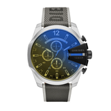  Shop Authentic Diesel Mega Chief Quartz Black Dial Grey Leather Strap Watch For Men - DZ4523 - Luxxuri