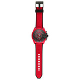  Shop Authentic Diesel Mega Chief Chronograph Black Dial Red Rubber Strap Watch For Men - DZ4526 - Luxxuri