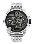  Shop Authentic Diesel Mr Daddy 1.0 Black Dial Stainless Steel Stainless Watch For Men - DZ7221 - Luxxuri