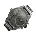  Shop Authentic Diesel Little Daddy Dual Time Chronograph Grey Dial Stainless Steel Strap Watch For Men - DZ7263 - Luxxuri