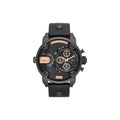  Shop Authentic Diesel Little Daddy Chronograph Black Dial Black Leather Strap Watch For Men - DZ7291 - Luxxuri