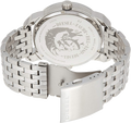  Shop Authentic Diesel Mini Daddy Dual Time Silver Dial Stainless Steel Watch For Men - DZ7305 - Luxxuri