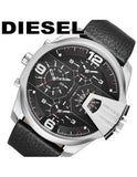  Shop Authentic Diesel Uber Chief Oversized 4 Time Black Dial Leather Strap Watch For Men - DZ7376 - Luxxuri