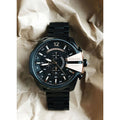  Shop Authentic Diesel Mega Chief Black Dial Black Steel Strap Watch For Men - DZ4309 - Luxxuri