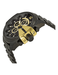  Shop Authentic Diesel Mega Chief Chronograph Black Dial Black Steel Strap Watch For Men - DZ4338 - Luxxuri