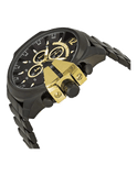  Shop Authentic Diesel Mega Chief Chronograph Black Dial Black Steel Strap Watch For Men - DZ4338 - Luxxuri