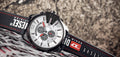  Shop Authentic Diesel Mega Chief Chronograph Silver Dial Black Leather Strap Watch For Men - DZ4512 - Luxxuri
