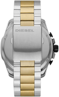  Shop Authentic Diesel Mega Chief Chronograph Black Dial Two Tone Steel Strap Watch For Men - DZ4581 - Luxxuri