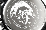 Shop Authentic Diesel Mega Chief Chronograph Silver Dial Black Leather Strap Watch For Men - DZ4512 - Luxxuri