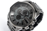  Shop Authentic Diesel Mega Chief Chronograph Grey Dial Gunmetal Men's Watch - DZ4282 - Luxxuri