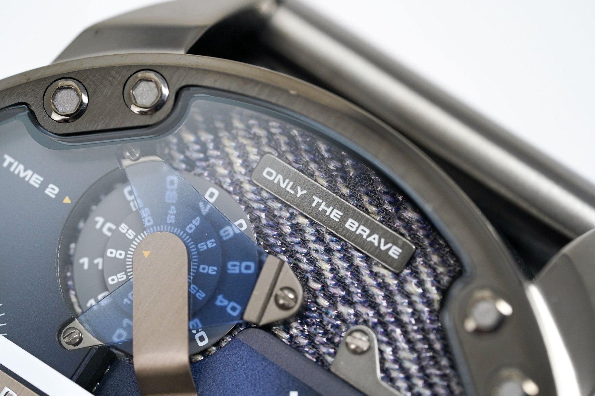  Shop Authentic Diesel Big Daddy 2.0 Blue Dial Grey Stainless Strap Watch For Men - DZ7331 - Luxxuri