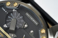  Shop Authentic Diesel Mr Daddy 2.0 Black Dial Black Leather Strap Watch For Men - DZ7348 - Luxxuri
