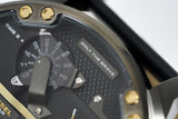  Shop Authentic Diesel Mr Daddy 2.0 Black Dial Black Leather Strap Watch For Men - DZ7348 - Luxxuri