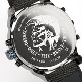  Shop Authentic Diesel Mr Daddy 2.0 Chronograph Grey Dial Black Nylon Strap Watch For Men - DZ7420 - Luxxuri