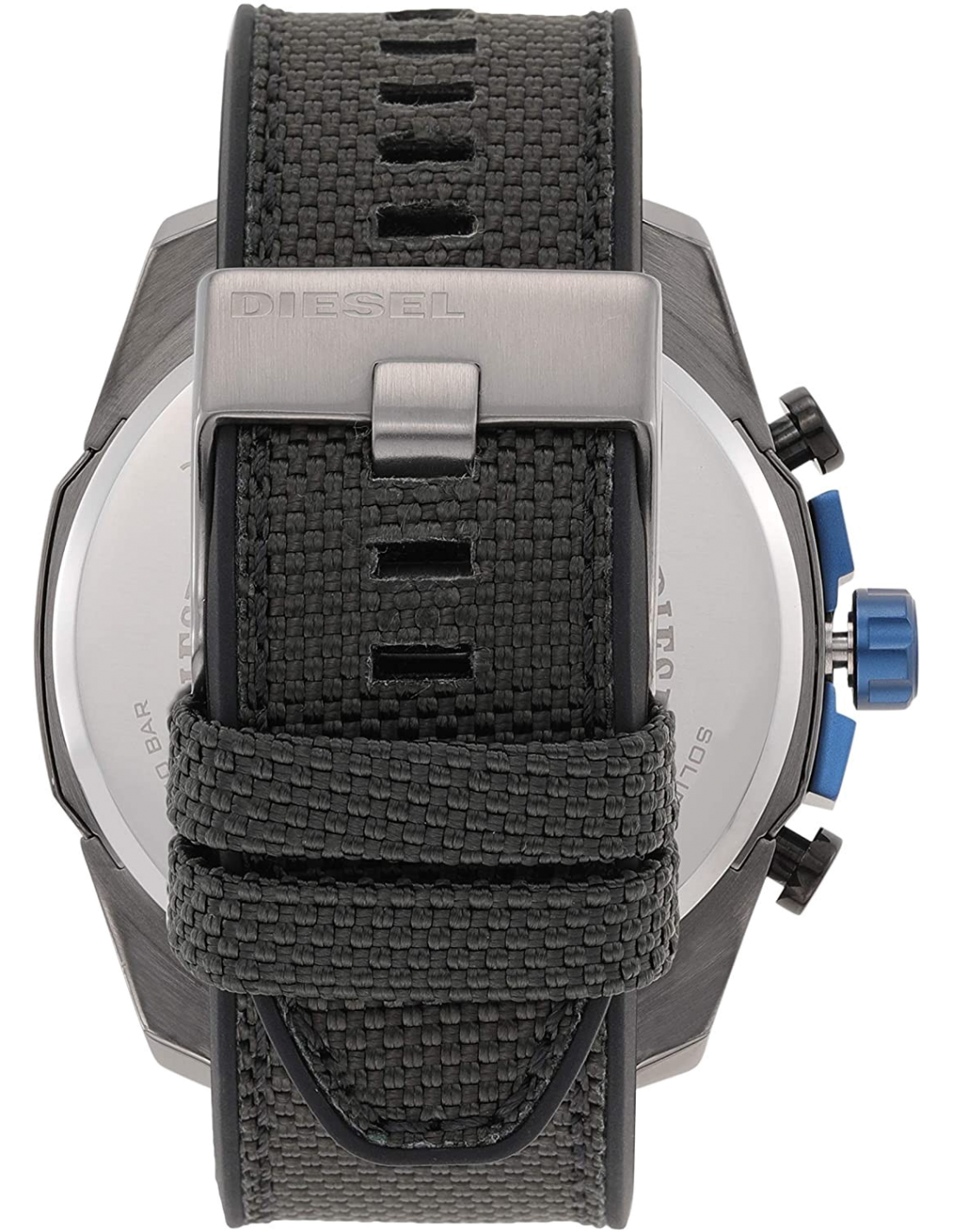  Shop Authentic Diesel Mega Chief Chronograph Black Dial Black Leather Strap Watch For Men - DZ4500 - Luxxuri