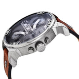  Shop Authentic Diesel Mr Daddy Quartz Grey Dial Brown Leather Strap Watch For Men - DZ7413 - Luxxuri
