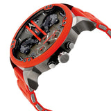  Shop Authentic Diesel Mr Daddy 2.0 Black Dial Red Steel Strap Watch For Men - DZ7370 - Luxxuri