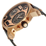  Shop Authentic Diesel Little Daddy Black & Gold Dial Black Leather StrapWatch For Men - DZ7282 - Luxxuri