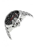  Shop Authentic Diesel Mega Chief Chronograph Black Dial Silver Steel Strap Watch For Men - DZ4308 - Luxxuri