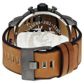  Shop Authentic Diesel SBA Dual Time Chronograph White Dial Brown Leather Strap Watch For Men - DZ7269 - Luxxuri