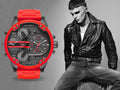  Shop Authentic Diesel Mr Daddy 2.0 Black Dial Red Steel Strap Watch For Men - DZ7370 - Luxxuri