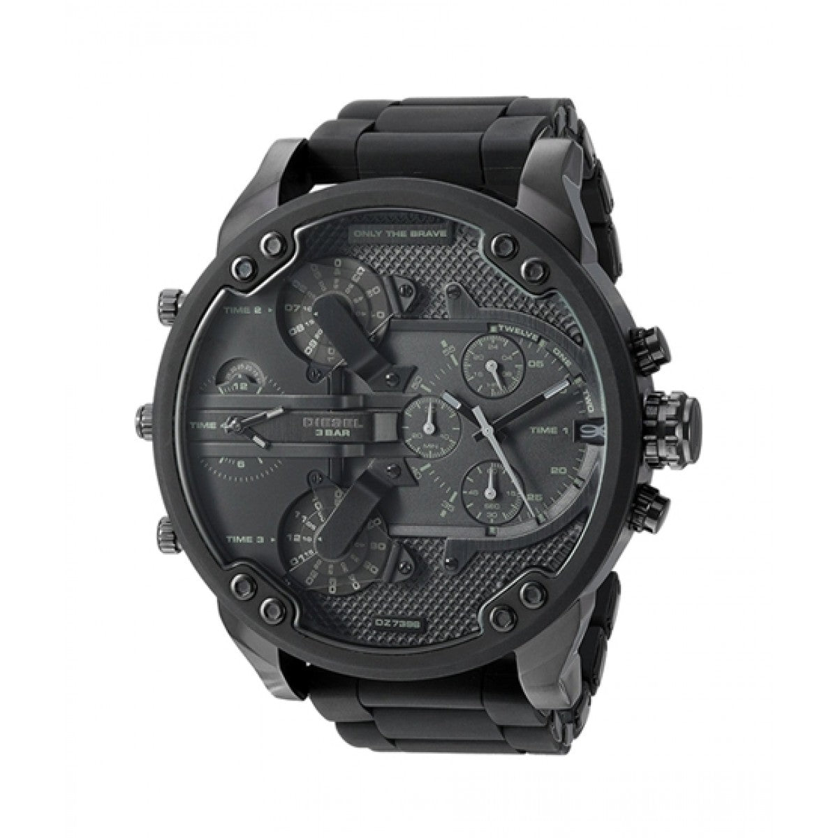  Shop Authentic Diesel Mr Daddy 2.0 Chronograph Black Dial Black Stainless Steel Watch For Men - DZ7396 - Luxxuri