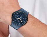  Shop Authentic Tommy Hilfiger Justin Chronograph Blue Dial Blue Steel Strap Watch For Men - 1792058 - Luxxuri