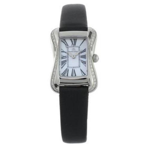  Shop Authentic Maurice Lacroix Divina White Mother of Pearl Dial Black Leather Strap Watch for for Women - DV5011-SD531-120 - Luxxuri