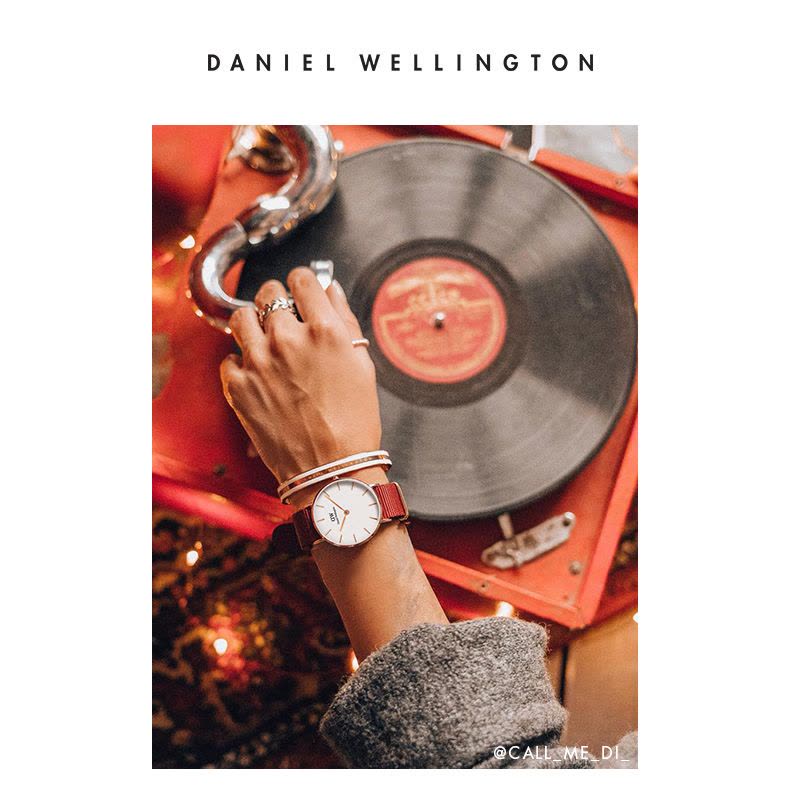  Shop Authentic Daniel Wellington Roselyn 3A Petite White Dial Red NATO Strap Watch For Women - DW00100293 - Luxxuri
