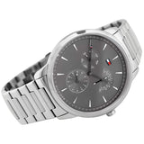  Shop Authentic Tommy Hilfiger Brad Chronograph Quartz Grey Dial Silver Steel Strap Watch For Men - 1710385 - Luxxuri