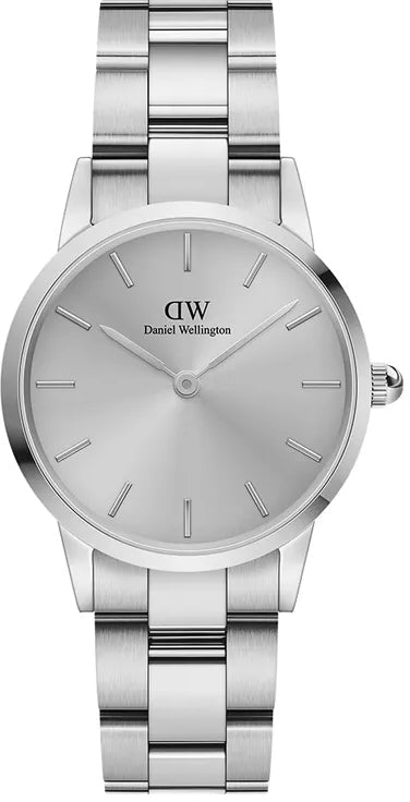  Shop Authentic Daniel Wellington Iconic Link Unitone Silver Dial Silver Steel Strap Watch For Women - DW00100402 - Luxxuri