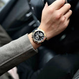  Shop Authentic Guess Trophy Multifunction Black Dial Black Rubber Strap Watch for Men - GW0333G2 - Luxxuri