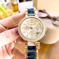  Shop Authentic Michael Kors Parker Gold Dial Two Tone Steel Strap Watch for Women - MK6238 - Luxxuri