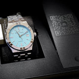  Shop Authentic Maurice Lacroix Aikon Automatic Sky Blue Dial Silver Steel Strap Watch For Men - AI6008-SS00F-431-C - Luxxuri