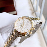  Shop Authentic Tissot T Sport PR 100 Chronograph White Dial Two Tone Steel Strap Watch For Men - T101.417.22.031.00 - Luxxuri