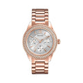  Shop Authentic Bulova Crystal Silver Dial Rose Gold Steel Strap Watch for Women - 97N101 - Luxxuri