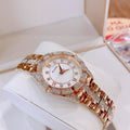  Shop Authentic Bulova Crystal Mother of Pearl Dial Rose Gold Steel Strap Watch for Women - 98L197 - Luxxuri